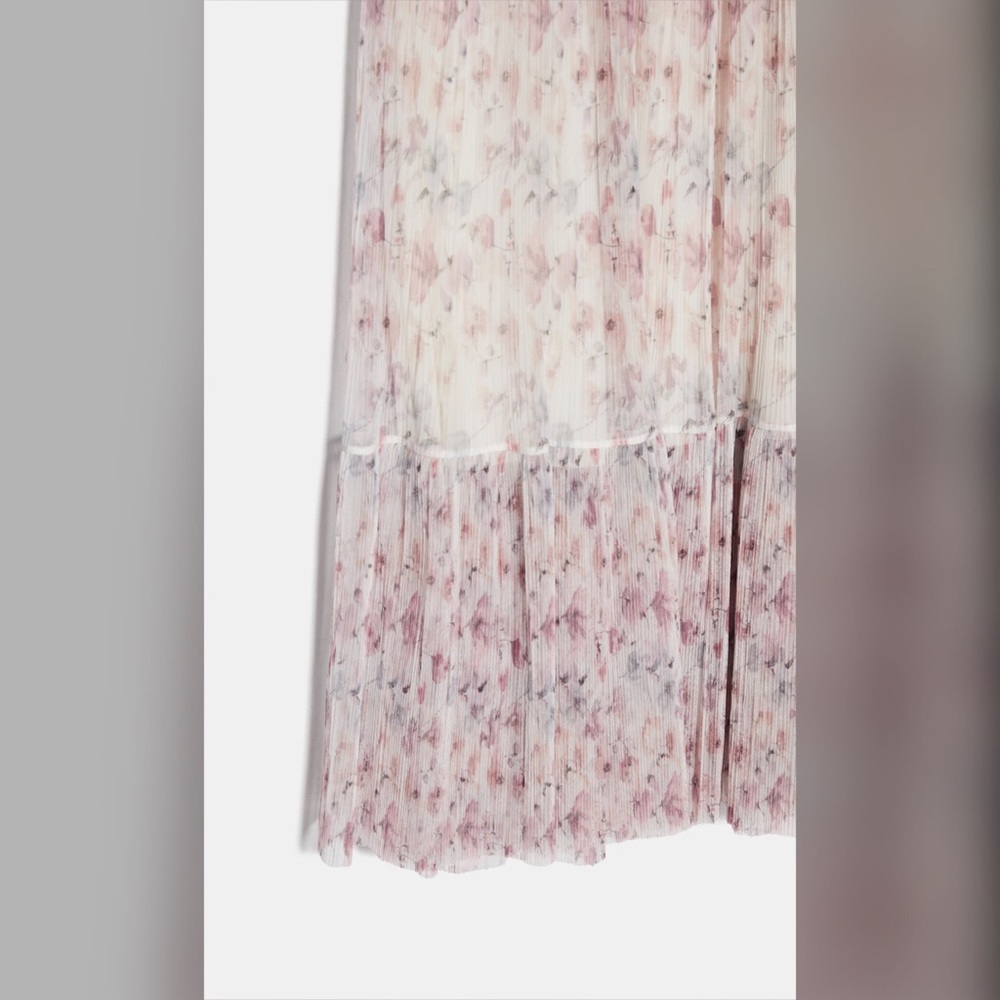 FLORAL PRINT SKIRT - Picture 4 of 12